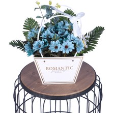 Yapay Çiçek Sitesi Yapay Çiçekli Romantic Çantalı Aranjman Model 31