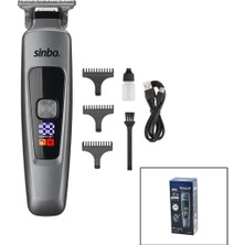 Özbience USB Şarjlı LCD Gösterge Saç Sakal Kesme Makinesi, 2 Hız, 150 Dakika Kullanım