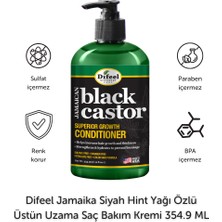 Difeel Jamaican Black Castor Yavaş Uzayan Saçlara Özel Saç Kremi 354.9ML