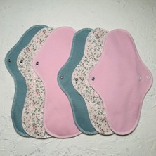 Yıkanabilir Regl Pedi - %100 Pamuk - 3 Extra Büyük & 3 Gece Tanışma Seti