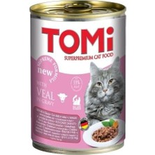 Tomi Kedi Buzağı Etli Yaş Mama 400g