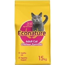 Econature Tavuk Etli Yetişkin Kedi Maması - 15 Kg