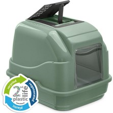 Imac Easy Cat 2nd Lıfe Kapalı Kedi Tuvaleti Yeşil 50X40X40CM