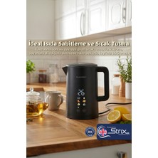 Premier Prk 2215EA Akıllı Su Isıtıcısı - Dijital Ekranlı, Isı Ayarlı, Çift Katmanlı Cool Touch Kettle - 1.5 Litre