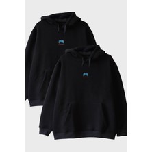 Nuugg Player 1 ve Player 2 Çift Kombin Hoodie - Sevgililer Günü Hediyesi - Gamer, Oyuncu Hediyesi