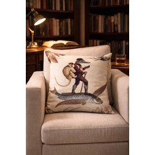 Evdek Çift Tarafı Baskılı Kırlent Kılıfı 6EOD33