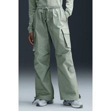 Nike Sportswear Oversized Cargo Dans Pant Kadın Oversize Kargo Cepli Dokuma Eşofman Altı Yeşil