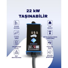 Essan 22KW Taşınabilir Elektrikli Araç Şarj Cihazı