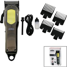 Özbience USB Şarjlı, LCD Ekranlı, Krom Kaplamalı Saç Kesme Makinesi, Profesyonel Kullanım