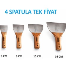 Dekor Spatula Seti (6-8-10-14 Cm)