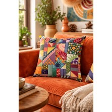 Evdek Çift Tarafı Baskılı Kırlent Kılıfı 6EOD34