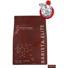 Frances %100 Arabica Barista Elite Espresso Kahve| 1000G | Yoğun Gövdeli Harman | Barista Kalitesinde