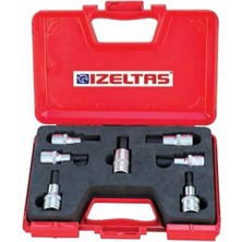 İzeltaş Izeltaş 1113 00 1107 1/2” Lokmalı Allen Uç Takımı (60 Mm, 7 Parça)