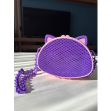 Charm3D Kittybag Sevimli Parlayan Çocuk Omuz Çantası