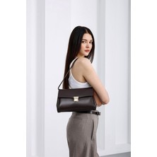 Shule Bags Lauren City Baget Çanta Kahve