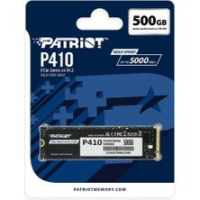 Patriot P410 500GB 5000/2300MB/S Pcıe Gen4 X4 Nvme 1.4 M.2 SSD Disk (P410P500GM28H)