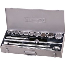 İzeltaş Izeltaş 1120 00 6014 3/4” On Iki Köşe Lokma Anahtar Takımı (14 Parça, Mm)