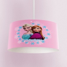 Normadia Renkli Elsa Anna Desenli Çocuk ve Bebek Odası Sarkıt Avize