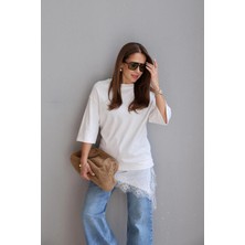 Purple By Banu Dantelli Kombine Tshirt