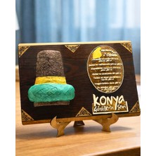 Sufi Tesbih Esans Ve Hediyelik Kişiye Özel Semazen Biblo Ahşap Isimlik – Konya Temalı Manevi Hediyelik