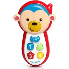 Kiddico Toys Maymun Figürlü Müzikli Telefon