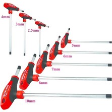 İzeltaş Izeltaş 4920 00 8108 T Tipi Allen Anahtar Takımı (8 Parça, Mm)