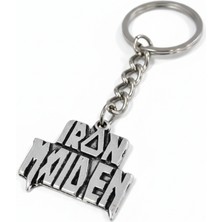 Gossip Team Antik Gümüş Kaplama Iron Maiden Müzik Sembol Anahtarlık