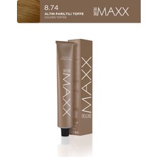 Maxx Deluxe Tüp Boya 60 ml 8.74 Altın Parıltılı Toffe