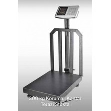 Özbience 300 kg Elektronik Tartı, Şarjlı, Arka Korumalı, 40X50 cm Tabla