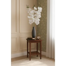 Jasper 1 Adet Yapay Islak Orkide Çiçeği Lüx Beyaz 100 cm YSR-106