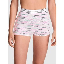 Victoria's Secret Mikro Logolu Yüksek Bel Boyshort Külot