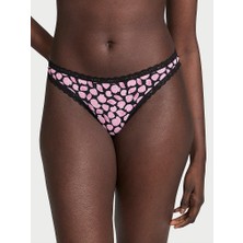 Victoria's Secret Esnek Pamuklu Dantel Belli Tanga