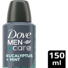 Dove Men +Care Advanced Erkek Deodorant 72 Saat Koruma Eucalyptus Mint 150 ml