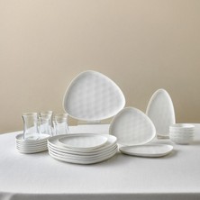 Karaca Forever Bone Orla 26 Parça 6 Kişilik Kahvaltı Takımı