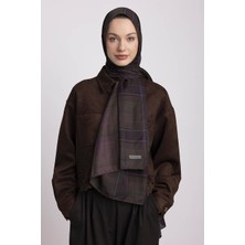 AYSHARA Pera Koleksiyonu - Mürdüm Palas Çift Taraf Şal