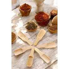 Sween Home 6 Adet Ahşap Mini Baharat Ölçü Küreği