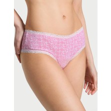 Victoria's Secret Beli Dantelli Pamuklu Cheeky Külot