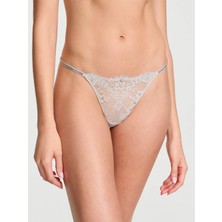 Victoria's Secret Twinkle Askılı Dantelli V-String Külot
