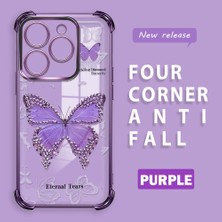 HONTINGA Tecno Spark 20C ile Uyumlu Şeffaf Kılıfı Düşüme Önleyici Basitlik Anti Düşme Kamera Korumali Kelebek Desen Yumuşak Silikon Telefon Kılıfı Kadın ve Erkek Için Uygundur K3-0205