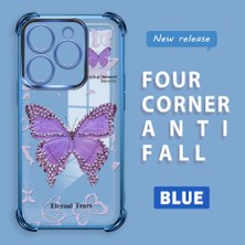 HONTINGA Infinix Smart 8 ile Uyumlu Şeffaf Kılıfı Düşüme Önleyici Basitlik Anti Düşme Kamera Korumali Kelebek Desen Yumuşak Silikon Telefon Kılıfı Kadın ve Erkek Için Uygundur K3-0205