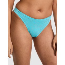 Victoria's Secret Logolu Pamuklu Derin Bacak Kesim Tanga