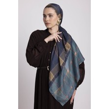 AYSHARA Pera Koleksiyonu - Mürekkep Lekesi Çift Taraf Şal