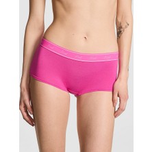 Victoria's Secret Logolu Pamuklu Boyshort Külot