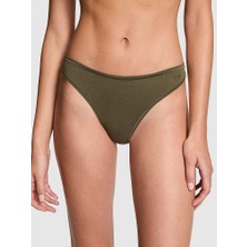 Victoria's Secret Pamuklu Derin Bacak Kesim Tanga