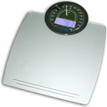 Özbience Sağlam ve Şık Dijital ve Mekanik Cam Baskül, Hassas Ölçüm Için