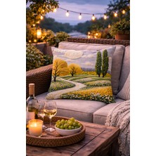 Evdek Çift Tarafı Baskılı Kırlent Kılıfı 6EOD45