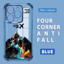 HONTINGA Infinix Smart 8 ile Uyumlu Şeffaf Kılıfı Düşüme Önleyici Basitlik Anti Düşme Kamera Korumali Uçak Desen Yumuşak Silikon Telefon Kılıfı Kadın ve Erkek Için Uygundur K3-0203