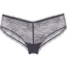 Victoria's Secret Gül Dantelli Derin Bacak Kesim Cheeky Külot