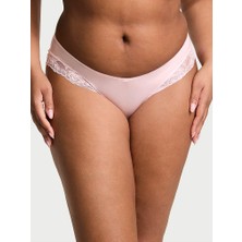 Victoria's Secret Gül Dantelli Derin Bacak Kesim Cheeky Külot