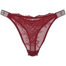 Victoria's Secret Işıltılı Askılı Gül Dantelli Külot